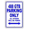 Ferrari 488 Gtb Parking Only All Others Will Be Towed Aluminum Decor Garage Sign