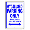 Ferrari Gtc4lusso Parking Only All Others Will Be Towed Aluminum Decor Garage Sign