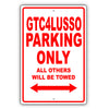 Ferrari Gtc4lusso Parking Only All Others Will Be Towed Aluminum Decor Garage Sign