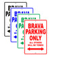 Fiat Brava Parking Only All Others Will Be Towed Aluminum Decor Garage Sign