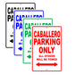 Gmc Caballero Parking Only All Others Will Be Towed Aluminum Decor Garage Sign