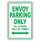 Gmc Envoy Parking Only All Others Will Be Towed Aluminum Decor Garage Sign