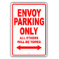 Gmc Envoy Parking Only All Others Will Be Towed Aluminum Decor Garage Sign