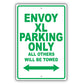 Gmc Envoy Xl Parking Only All Others Will Be Towed Aluminum Decor Garage Sign