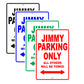 Gmc Jimmy Parking Only All Others Will Be Towed Aluminum Decor Garage Sign