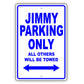 Gmc Jimmy Parking Only All Others Will Be Towed Aluminum Decor Garage Sign