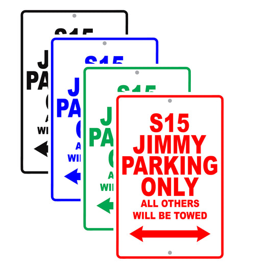 Gmc S15 Jimmy Parking Only All Others Will Be Towed Aluminum Decor Garage Sign