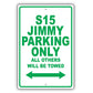 Gmc S15 Jimmy Parking Only All Others Will Be Towed Aluminum Decor Garage Sign