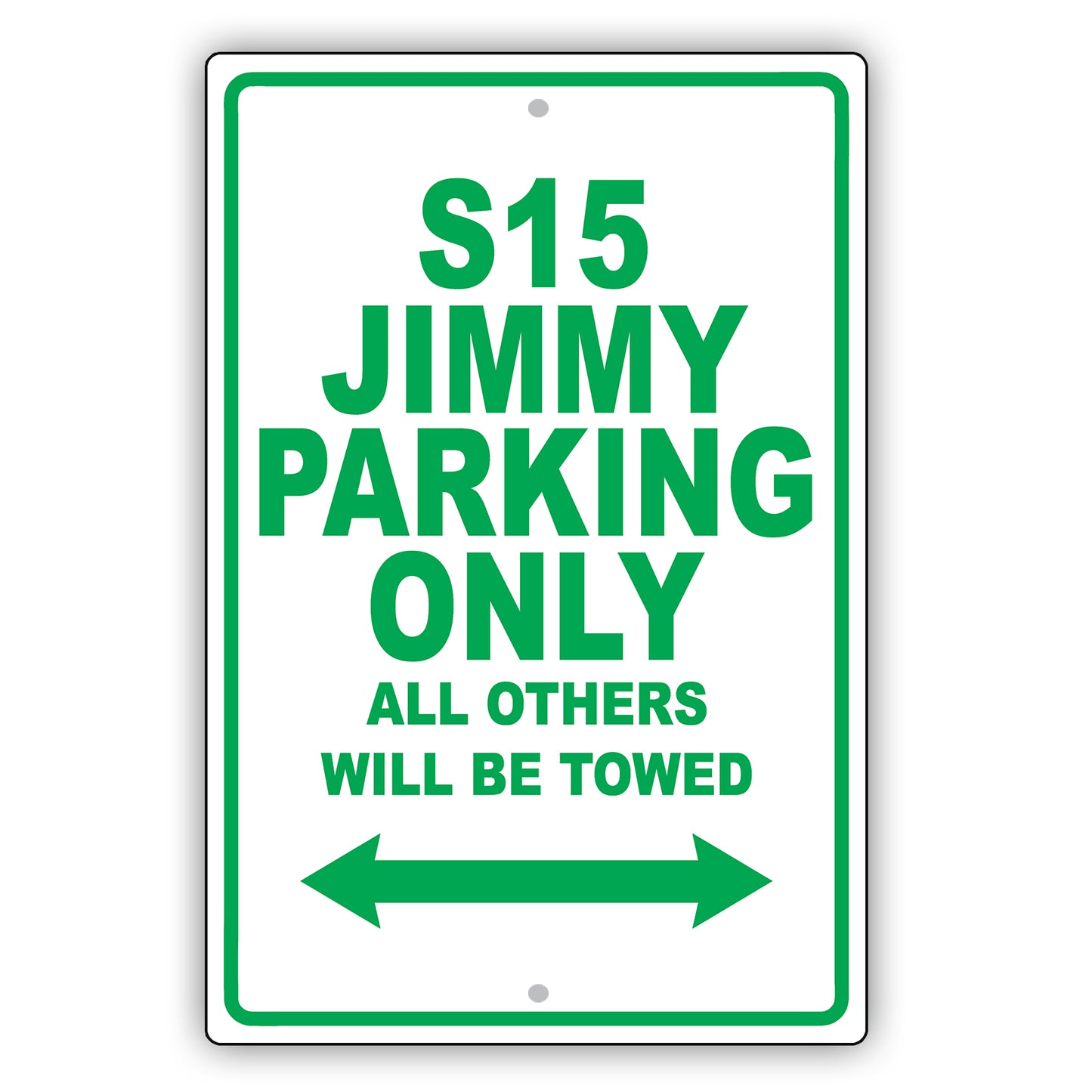 Gmc S15 Jimmy Parking Only All Others Will Be Towed Aluminum Decor Garage Sign