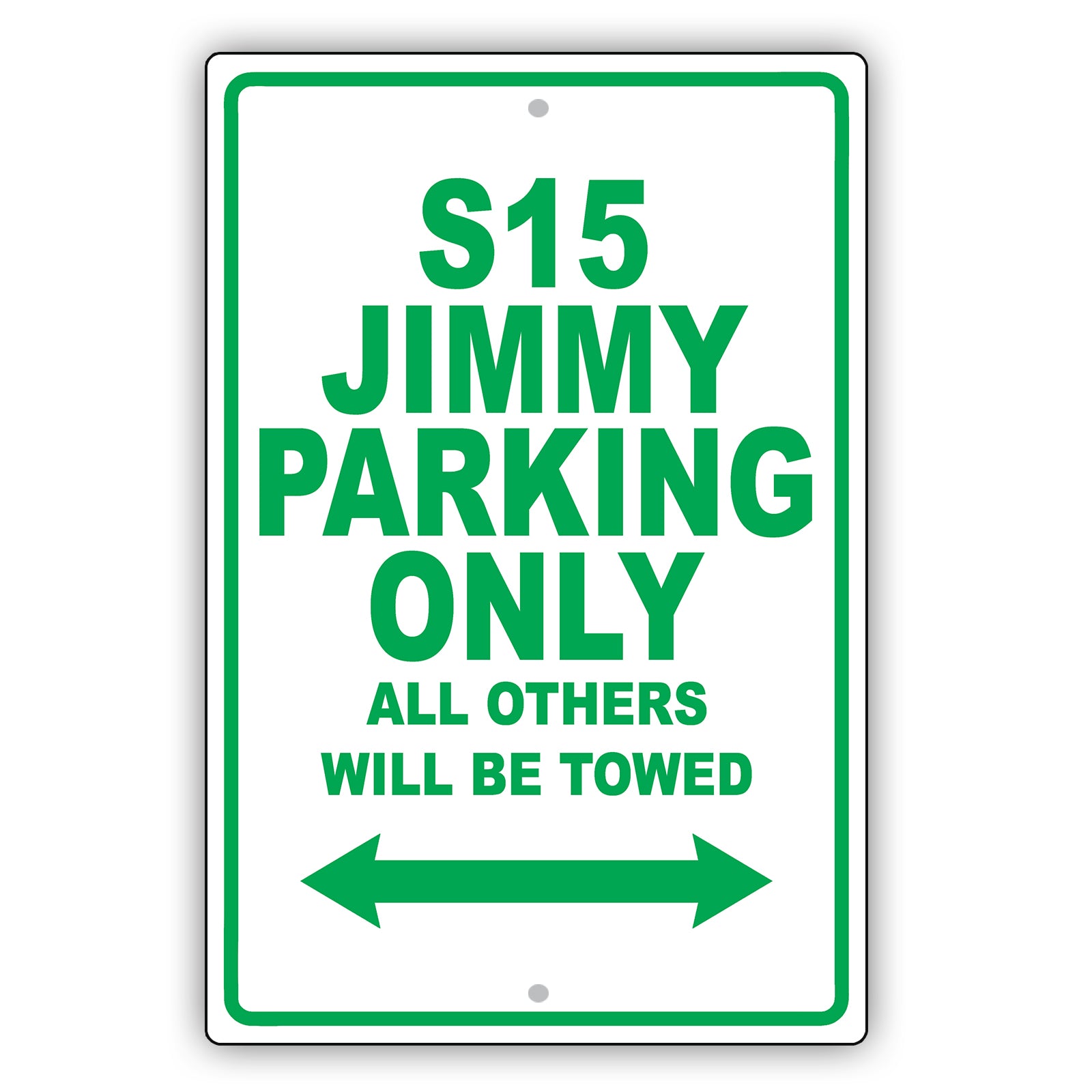 Gmc S15 Jimmy Parking Only All Others Will Be Towed Aluminum Decor Garage Sign