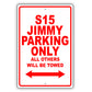 Gmc S15 Jimmy Parking Only All Others Will Be Towed Aluminum Decor Garage Sign