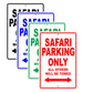 Gmc Safari Parking Only All Others Will Be Towed Aluminum Decor Garage Sign