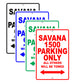 Gmc Savana 1500 Parking Only All Others Will Be Towed Aluminum Decor Garage Sign