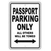 Honda Passport Parking Only All Others Will Be Towed Aluminum Decor Garage Sign