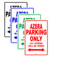 Hyundai Azera Parking Only All Others Will Be Towed Aluminum Decor Garage Sign