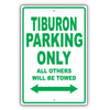 Hyundai Tiburon Parking Only All Others Will Be Towed Aluminum Decor Garage Sign