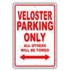 Hyundai Veloster Parking Only All Others Will Be Towed Aluminum Decor Garage Sign