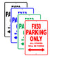 Infiniti Fx50 Parking Only All Others Will Be Towed Aluminum Decor Garage Sign