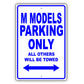 Infiniti M Models Parking Only All Others Will Be Towed Aluminum Decor Garage Sign