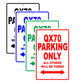 Infiniti Qx70 Parking Only All Others Will Be Towed Aluminum Decor Garage Sign