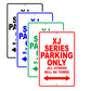 Jaguar Xj Series Parking Only All Others Will Be Towed Aluminum Decor Garage Sign