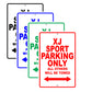 Jaguar Xj Sport Parking Only All Others Will Be Towed Aluminum Decor Garage Sign