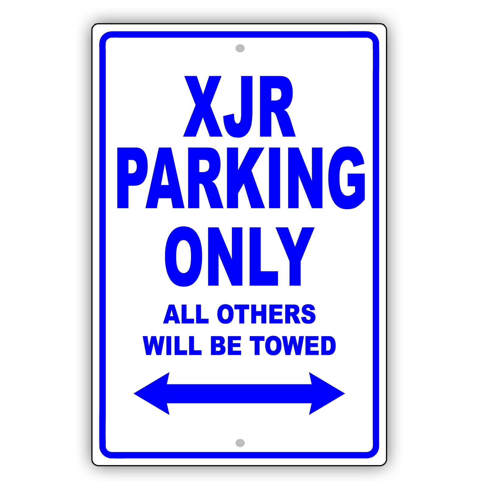 Jaguar Xjr Parking Only All Others Will Be Towed Aluminum Decor Garage Sign