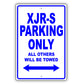 Jaguar Xjr S Parking Only All Others Will Be Towed Aluminum Decor Garage Sign