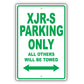 Jaguar Xjr S Parking Only All Others Will Be Towed Aluminum Decor Garage Sign