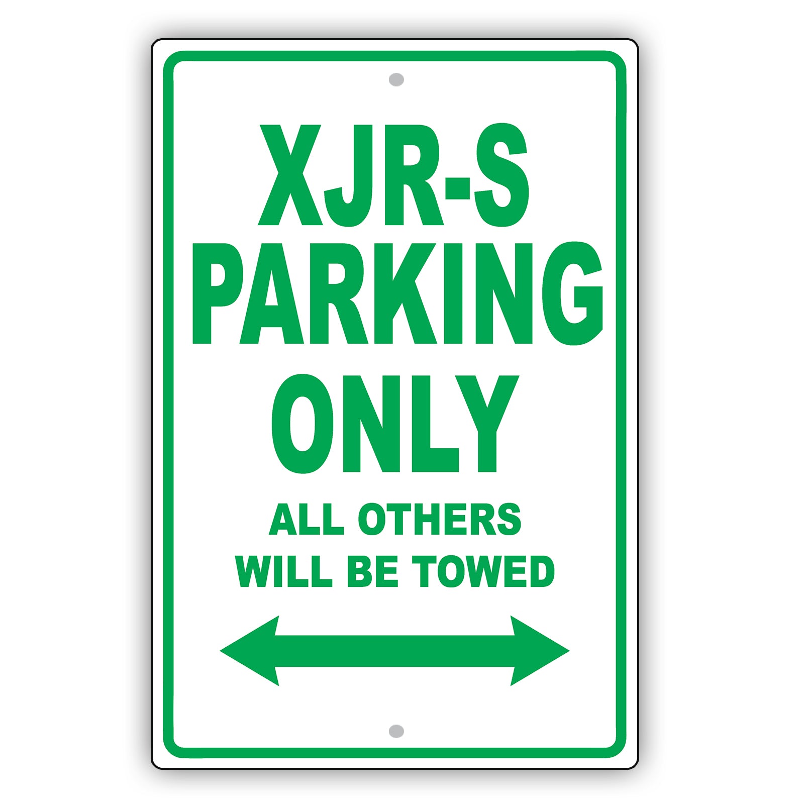 Jaguar Xjr S Parking Only All Others Will Be Towed Aluminum Decor Garage Sign