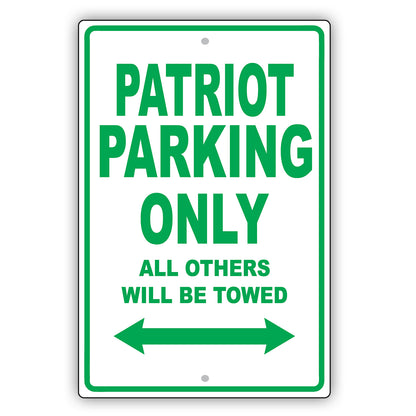 Jeep Patriot Parking Only All Others Will Be Towed Aluminum Decor Garage Sign
