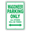 Jeep Wagoneer Parking Only All Others Will Be Towed Aluminum Decor Garage Sign