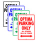 Kia Optima Parking Only All Others Will Be Towed Aluminum Decor Garage Sign