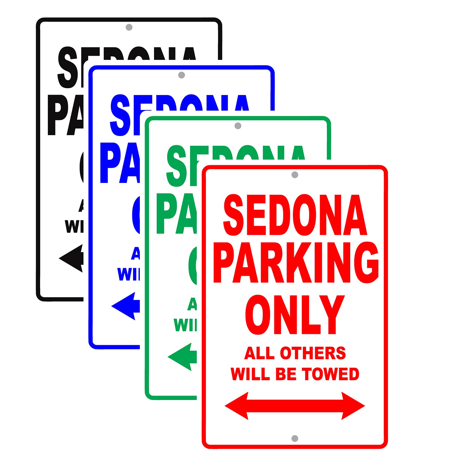 Kia Sedona Parking Only All Others Will Be Towed Aluminum Decor Garage Sign