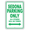 Kia Sedona Parking Only All Others Will Be Towed Aluminum Decor Garage Sign