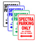 Kia Spectra Parking Only All Others Will Be Towed Aluminum Decor Garage Sign