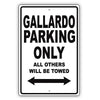 Lamborghini Gallardo Parking Only All Others Will Be Towed Aluminum Decor Garage Sign