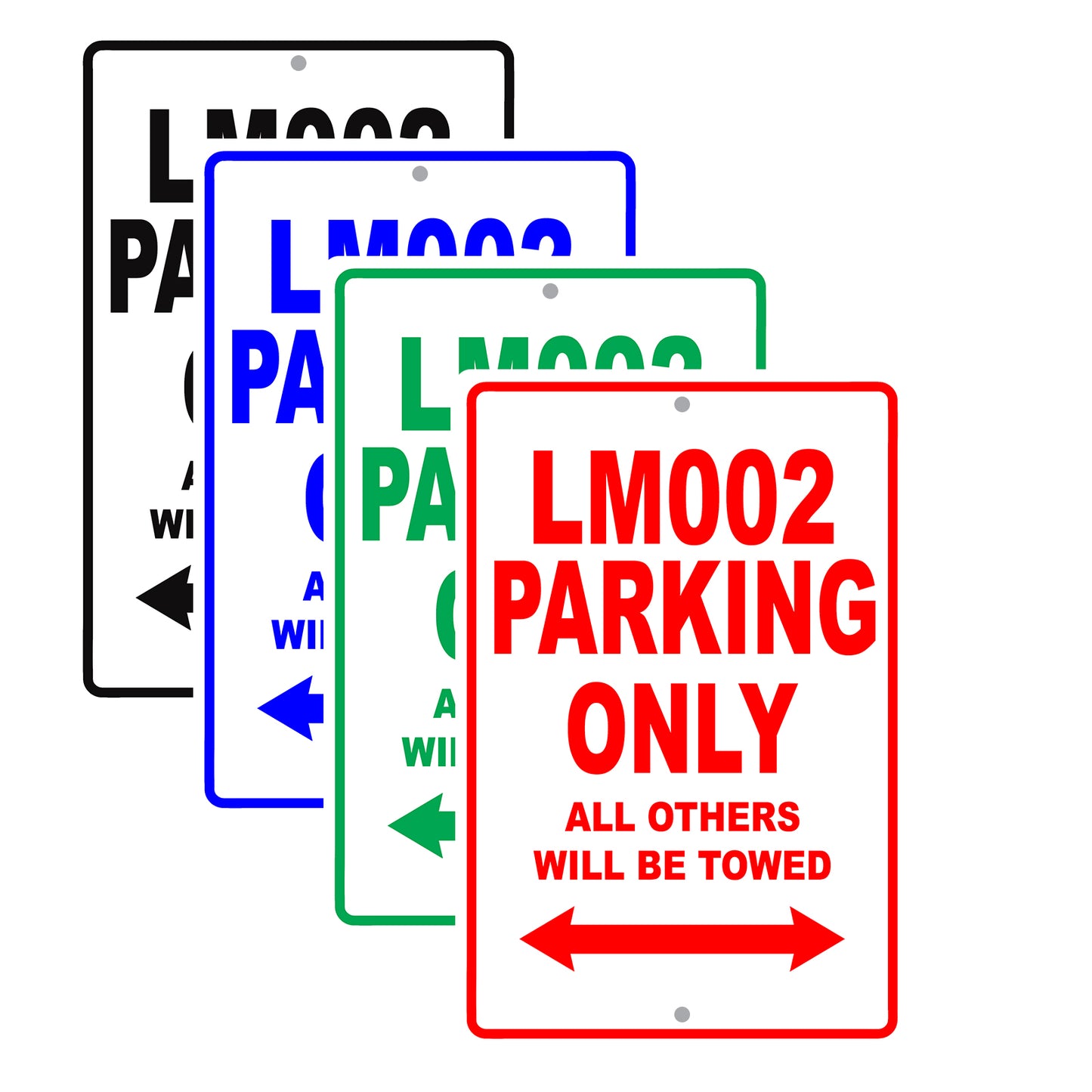 Lamborghini Lm002 Parking Only All Others Will Be Towed Aluminum Decor Garage Sign