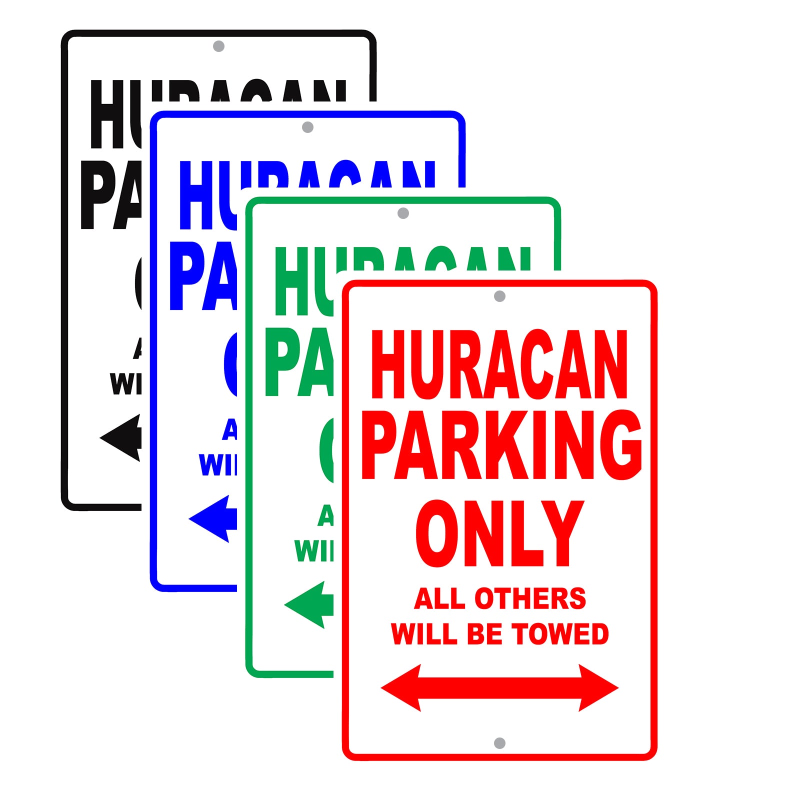 Lamborghini Huracan Parking Only All Others Will Be Towed Aluminum Decor Garage Sign