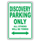 Land Rover Discovery Parking Only All Others Will Be Towed Aluminum Decor Garage Sign