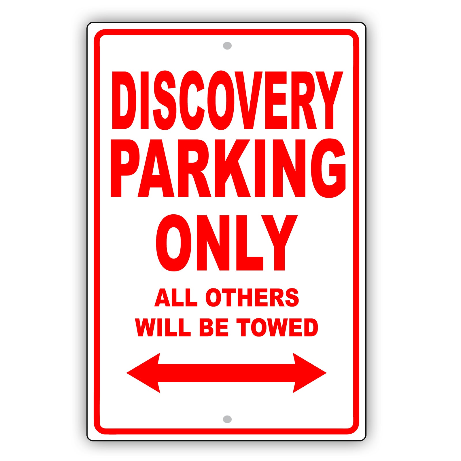 Land Rover Discovery Parking Only All Others Will Be Towed Aluminum Decor Garage Sign
