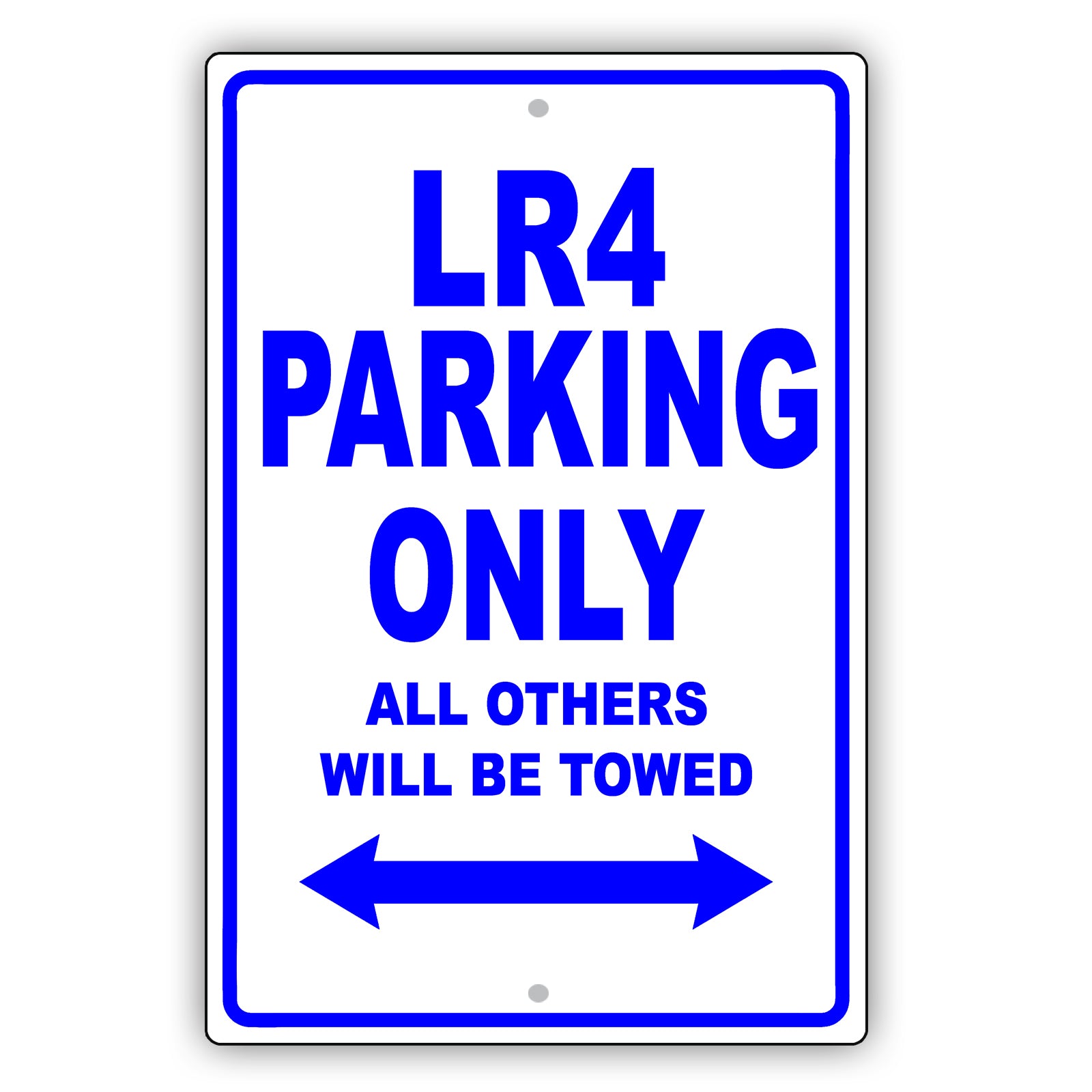 Land Rover Lr4 Parking Only All Others Will Be Towed Aluminum Decor Garage Sign