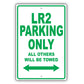 Land Rover Lr2 Parking Only All Others Will Be Towed Aluminum Decor Garage Sign