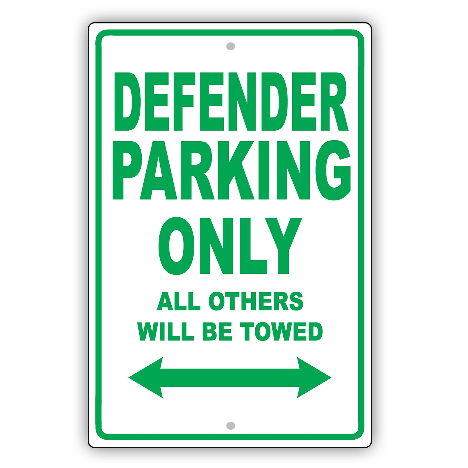 Land Rover Defender Parking Only All Others Will Be Towed Aluminum Decor Garage Sign