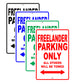 Land Rover Freelander Parking Only Others Will Be Towed Aluminum Decor Garage Sign