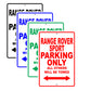 Land Rover Range Rover Sport Parking Others Will Be Towed Aluminum Garage Sign