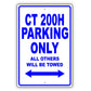 Lexus Ct 200h Parking Only All Others Will Be Towed Aluminum Decor Garage Sign