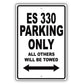 Lexus Es 330 Parking Only All Others Will Be Towed Aluminum Decor Garage Sign