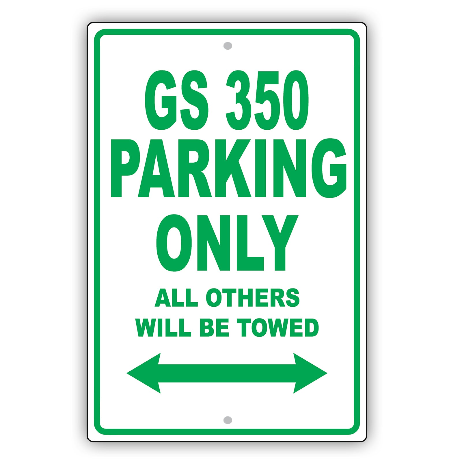 Lexus Gs 350 Parking Only All Others Will Be Towed Aluminum Decor Garage Sign