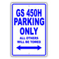 Lexus Gs 450h Parking Only All Others Will Be Towed Aluminum Decor Garage Sign